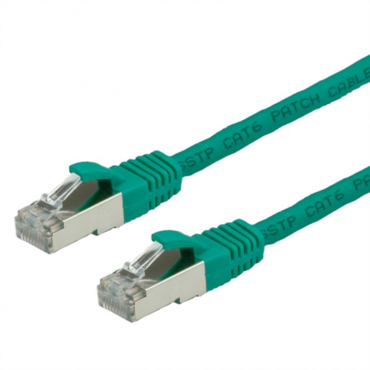 Imagine Cablu retea SFTP Cat.6 verde LSOH 7m, Value 21.99.1273